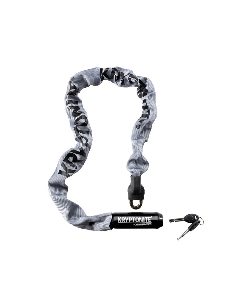 LOCK KEYED GRAY KRYPTONITE CHAIN 785 KEEPER 33.5inX7mm