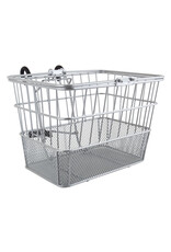 BASKET FRONT REMOVABLE SILVER SUNLITE