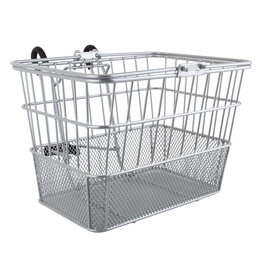 BASKET FRONT REMOVABLE SILVER SUNLITE