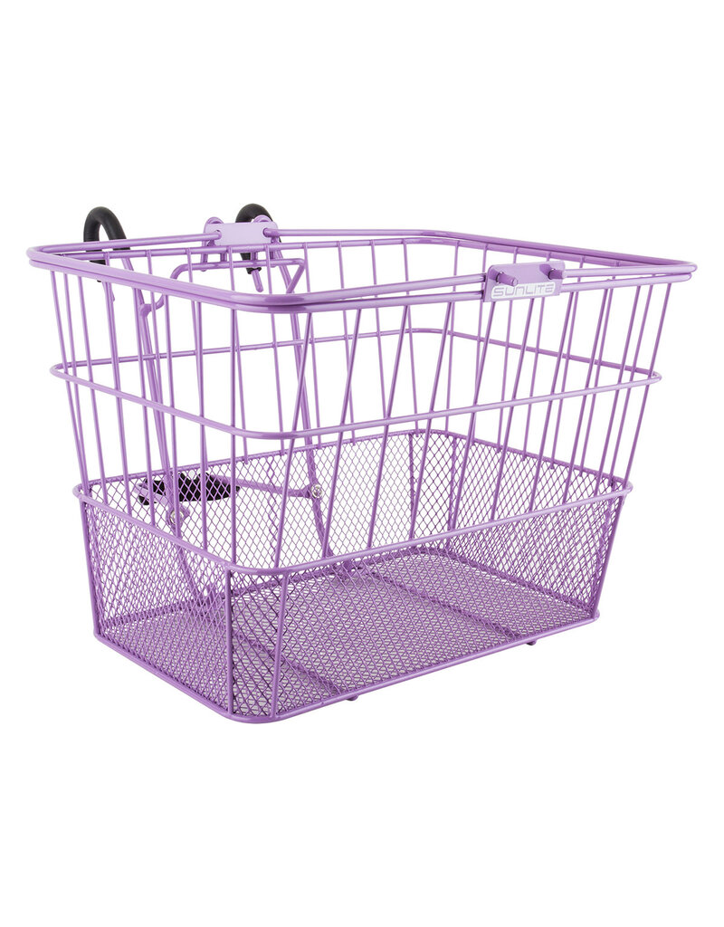 BASKET FRONT REMOVABLE PURPLE SUNLITE