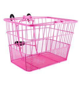 BASKET FRONT REMOVABLE PINK SUNLITE