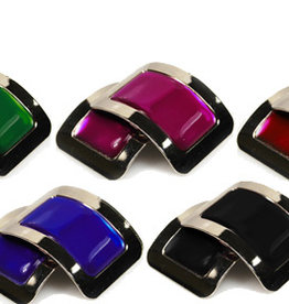 Pacelli Black Square Buckle