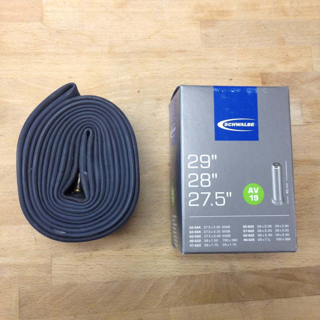 2 X Tubo Bicicletta Schwalbe AV19 27.5 / 28 / 29 Pollici Valvola Auto 40-622 - Foto 5