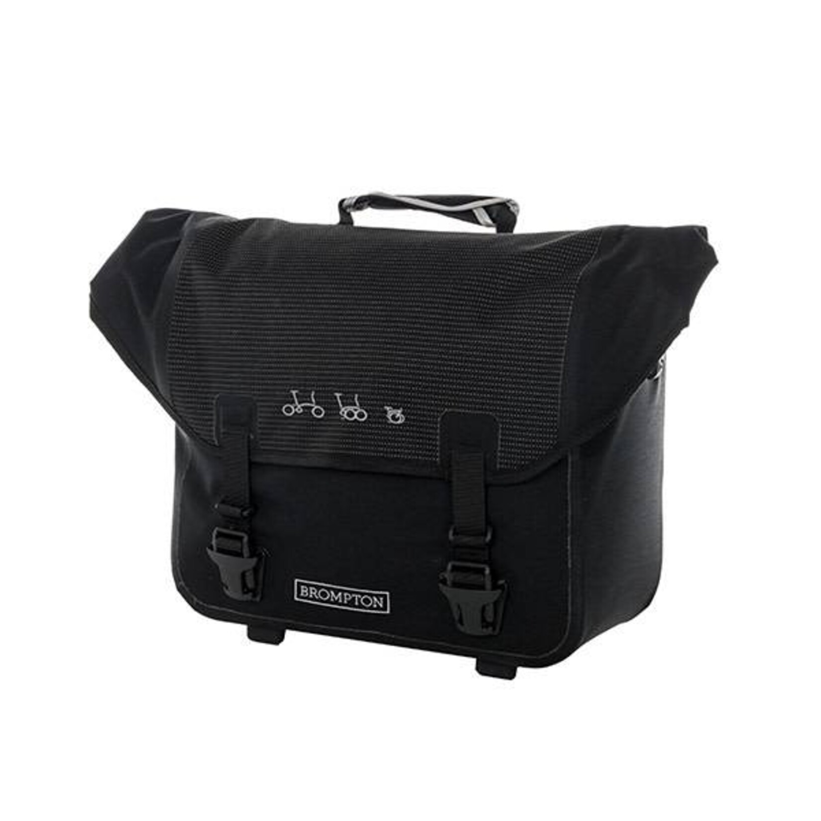 BROMPTON バッグ 黒 Brompton O Bag Black Reflective - J.C. Lind Bike Co.