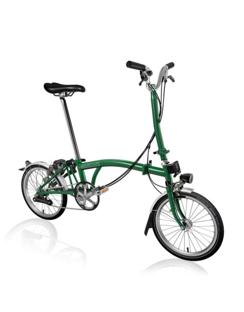 green brompton bike