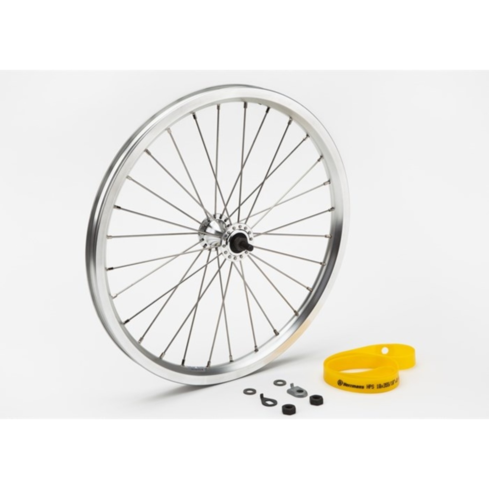 Brompton Brompton Front wheel radial lacing includes fittings for Standard bikes Silver