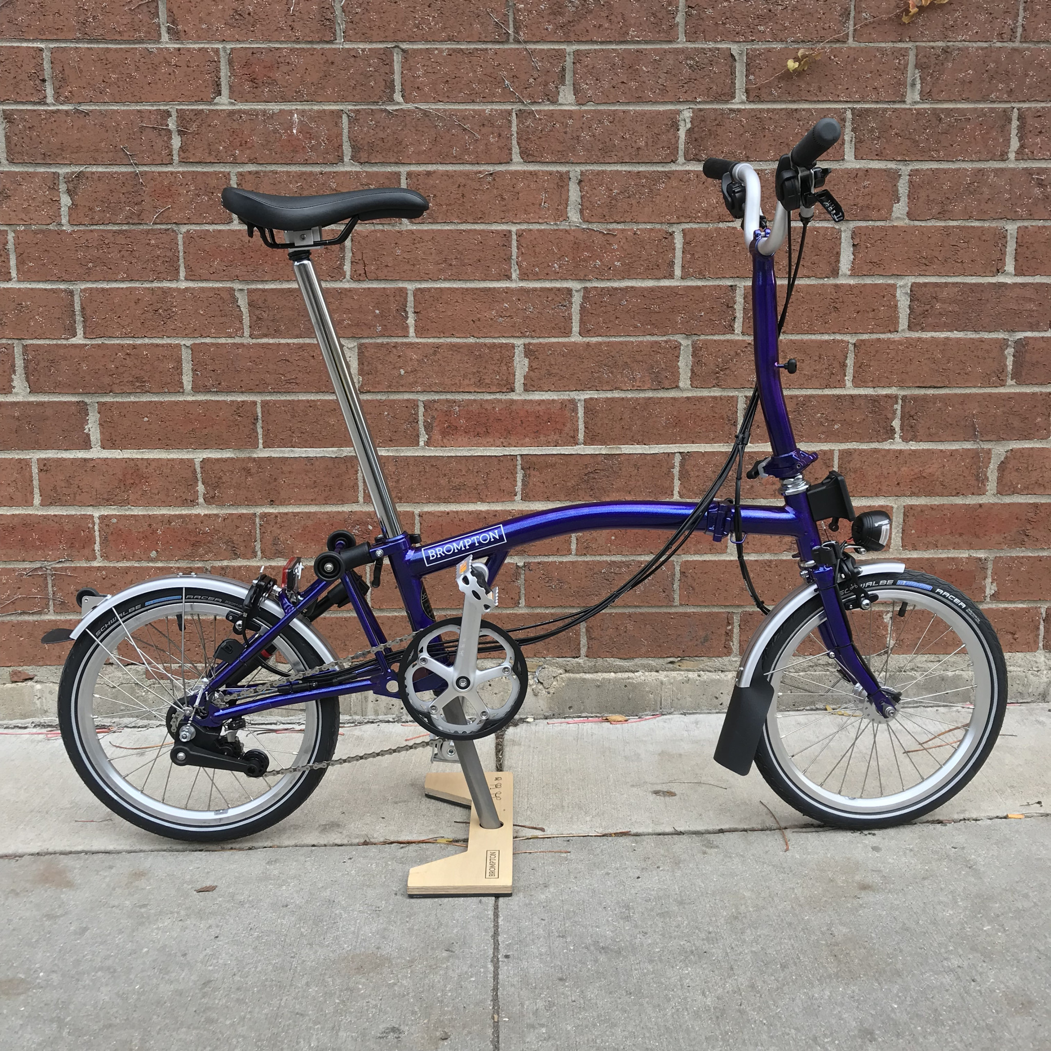 brompton purple metallic