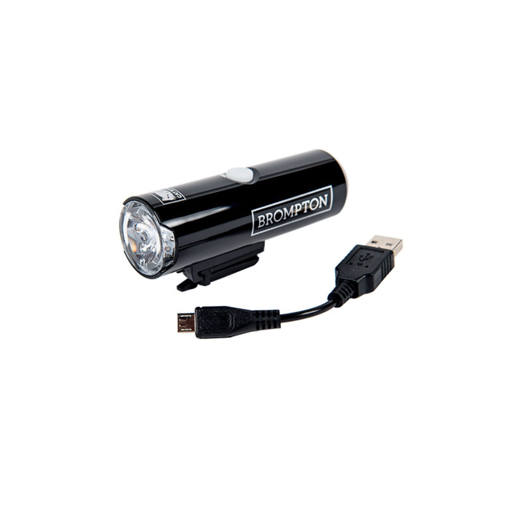Brompton Brompton Battery Lamp - Front only - incl bracket, reflector + USB cable - (Cateye Volt400)