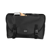 Brompton Metro M Messenger Bag with frame Black - J.C. Lind Bike Co.