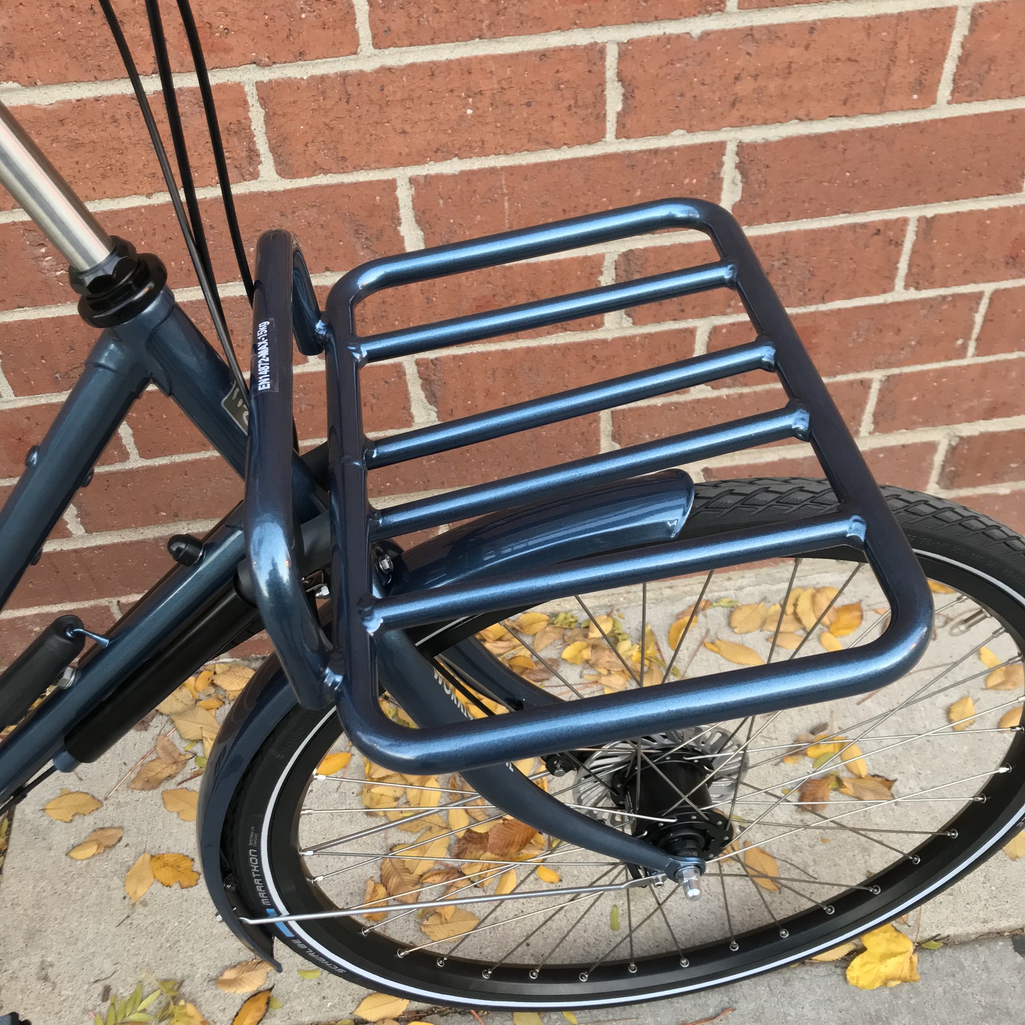 Workcycles Front Carrier Rack Gloss Anthracite Blue