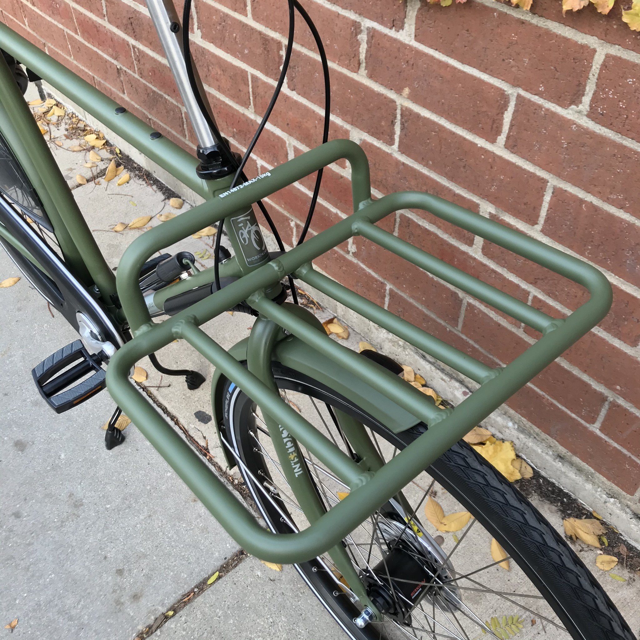 Workcycles Front Carrier Rack Matte Olive Green