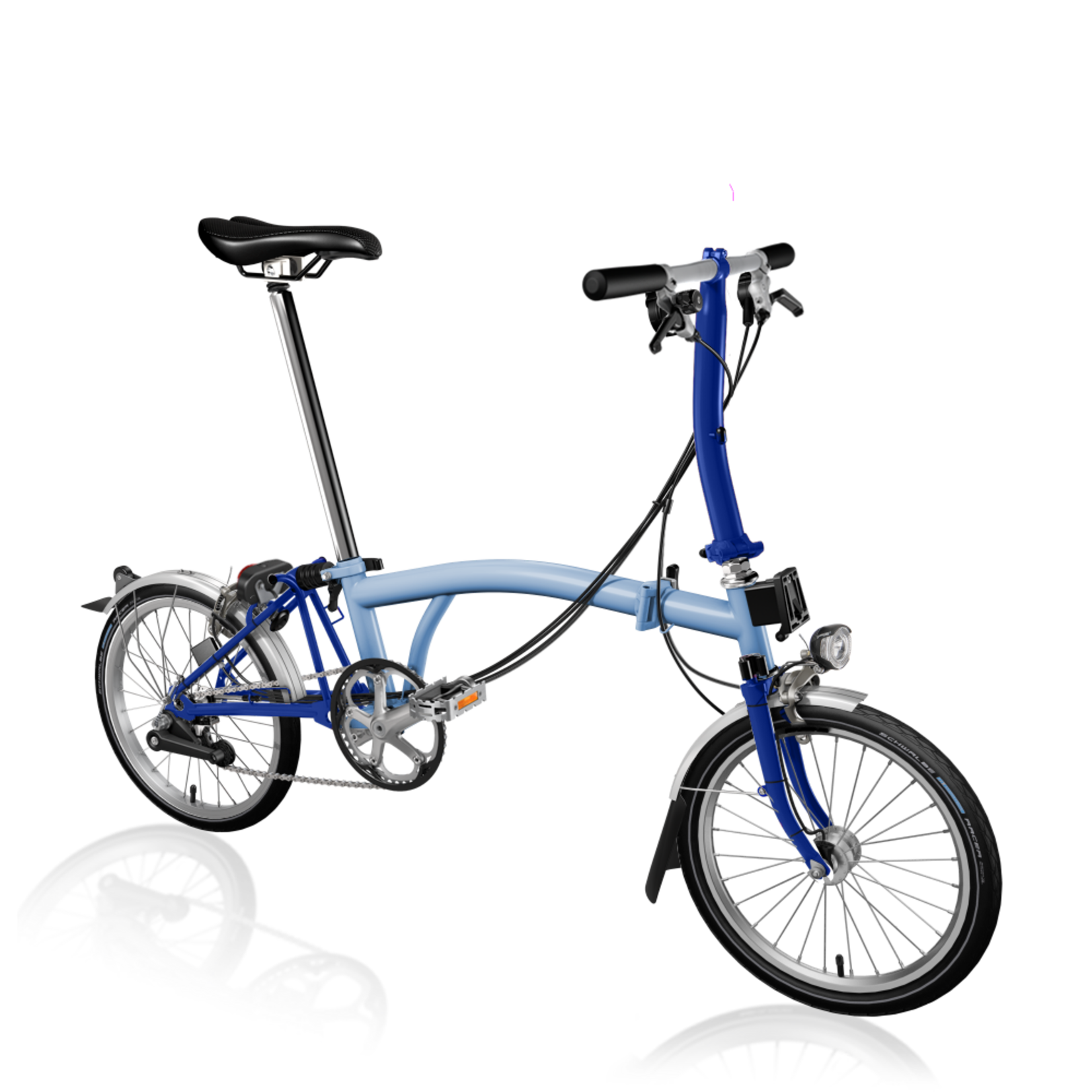 Brompton Brompton C Line Explore Low Handlebar - Cloud Blue / Piccadilly Blue