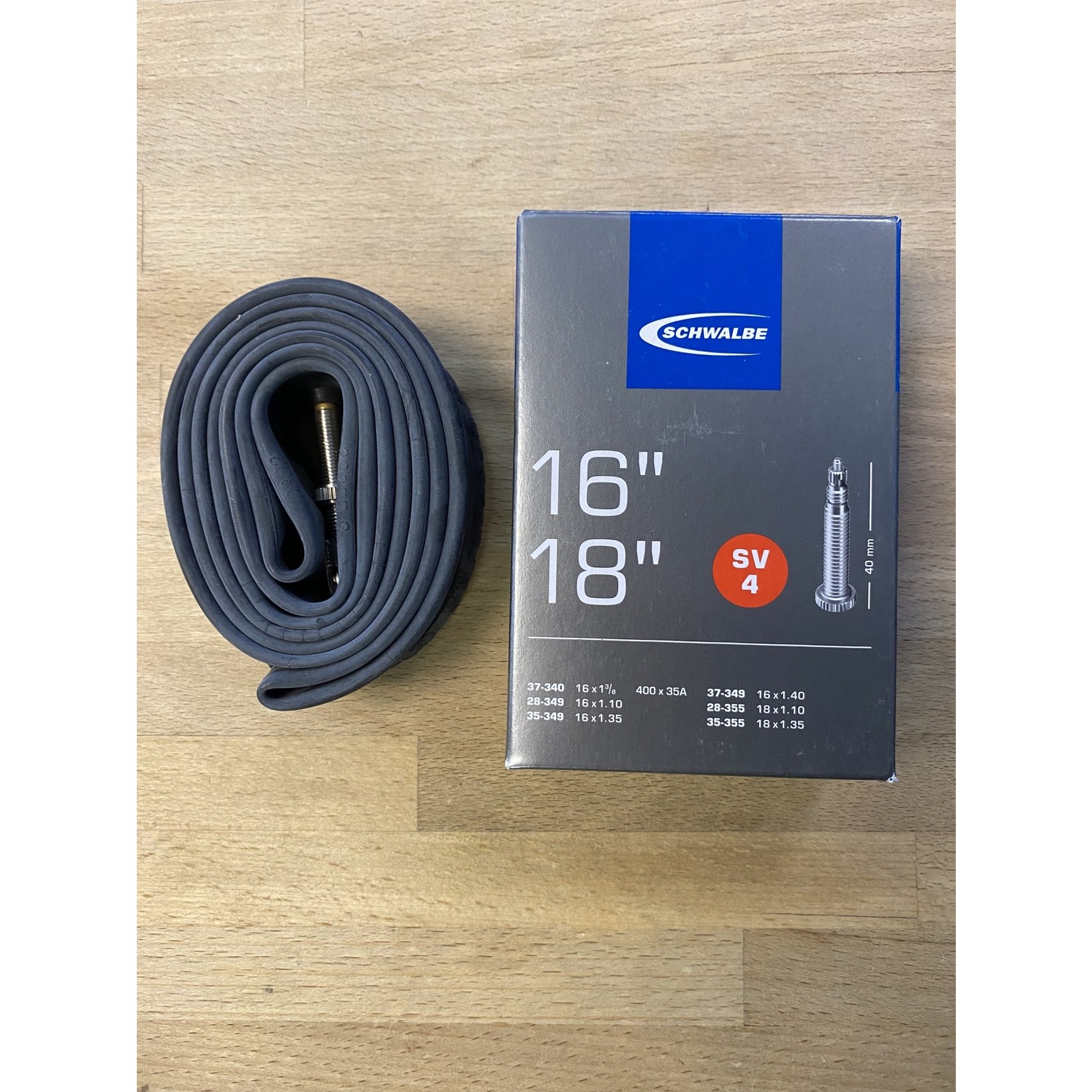 Schwalbe Schwalbe Tube 16" Presta SV4