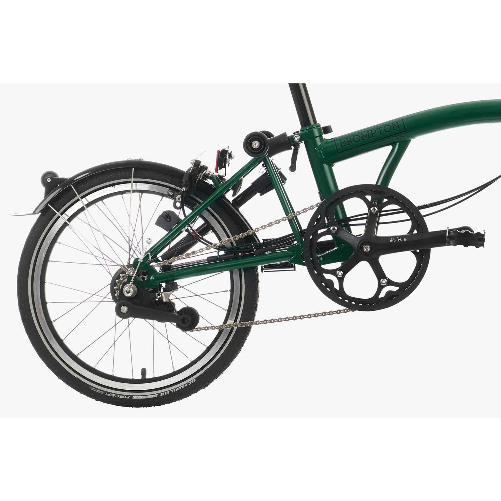 Brompton Brompton C Line Explore High Handlebar - Racing Green