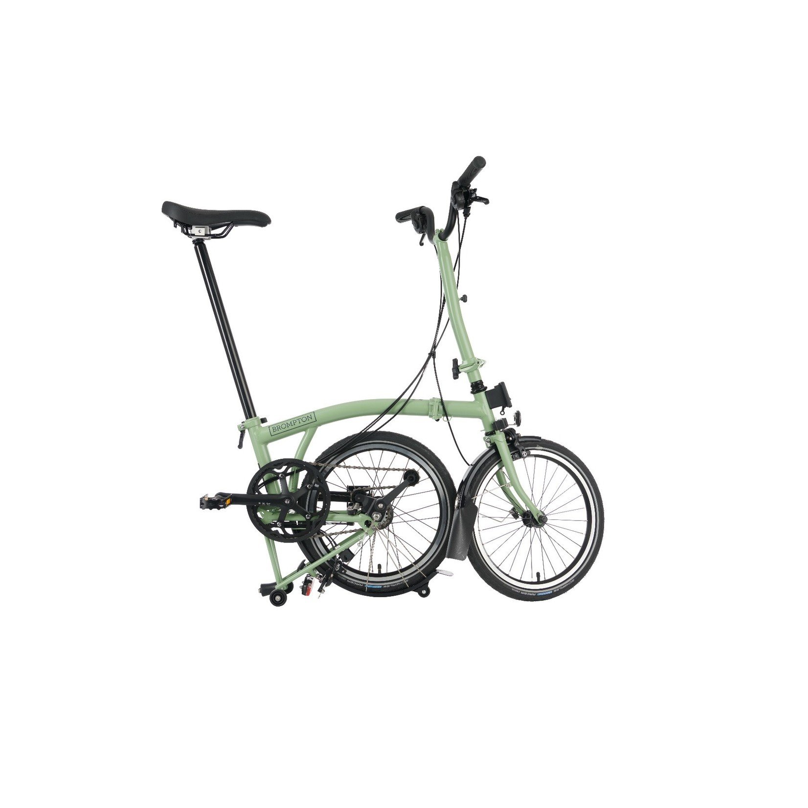 Brompton Brompton C Line Explore High Handlebar - Matcha Green