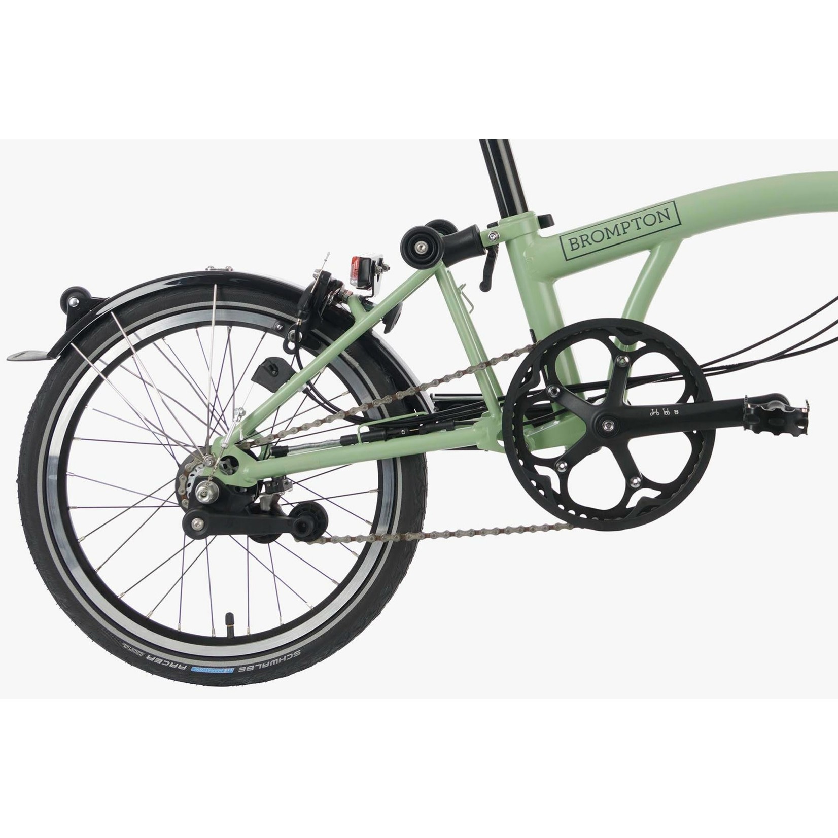 Brompton Brompton C Line Explore High Handlebar - Matcha Green