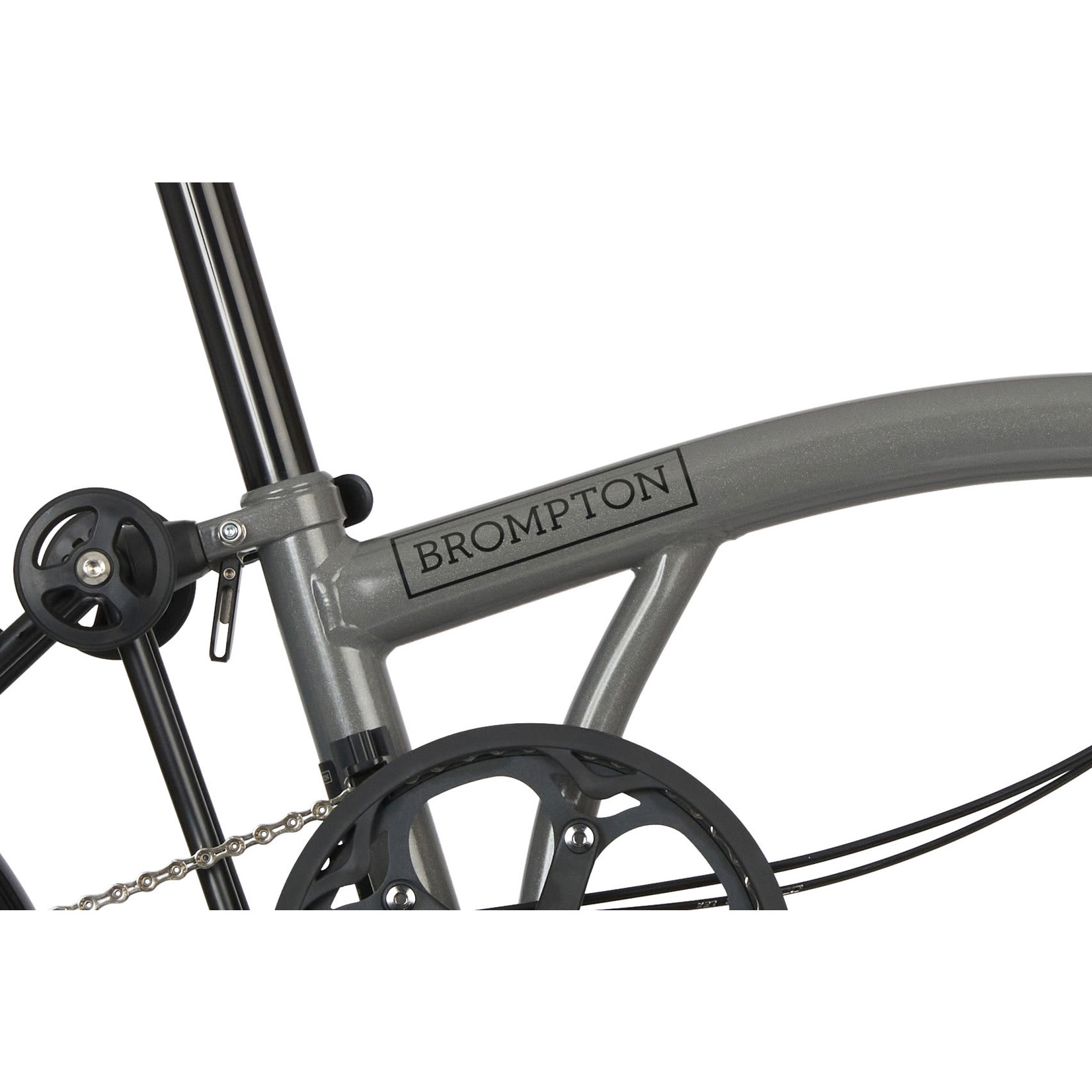 Brompton P Line Urban High Handlebar - Storm Grey - J.C. Brompton P Line Urban High Handlebar - Storm Grey - J.C.