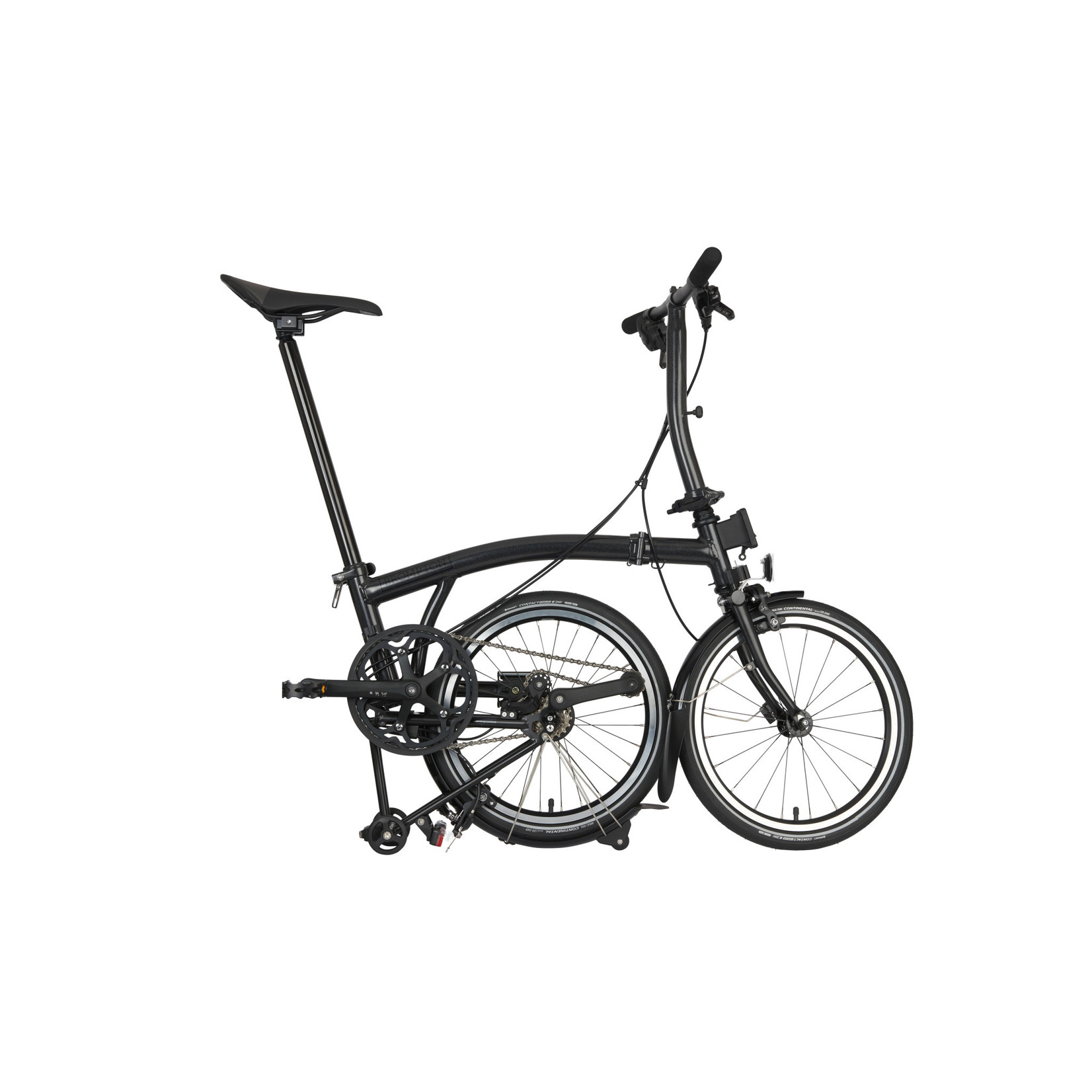 Brompton Metro M City Bag with frame Black - J.C. Lind Bike Co.