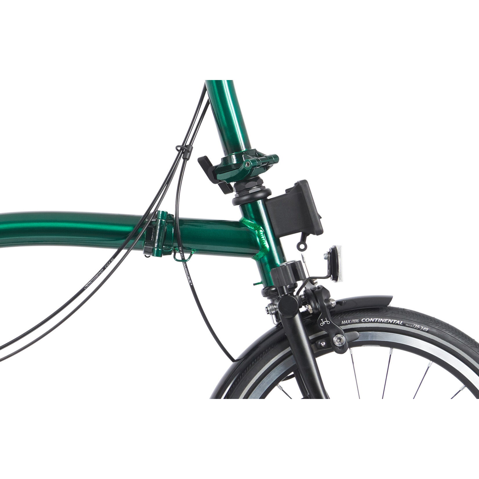 Brompton P Line Urban Low Handlebar - Emerald Lacquer - J.C. Brompton P Line Urban Low Handlebar - Emerald Lacquer - J.C.