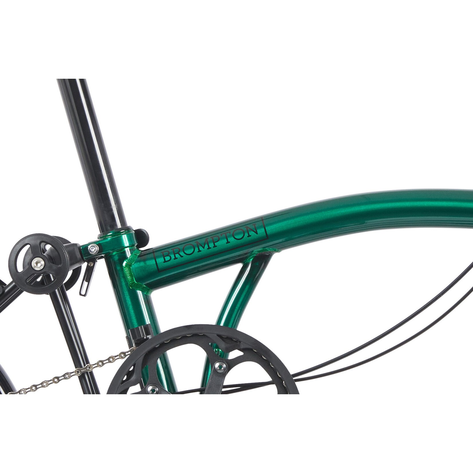 Brompton Brompton P Line Urban Mid Handlebar - Emerald Lacquer