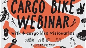 Cargo Bike Webinar - Sunday February 4th