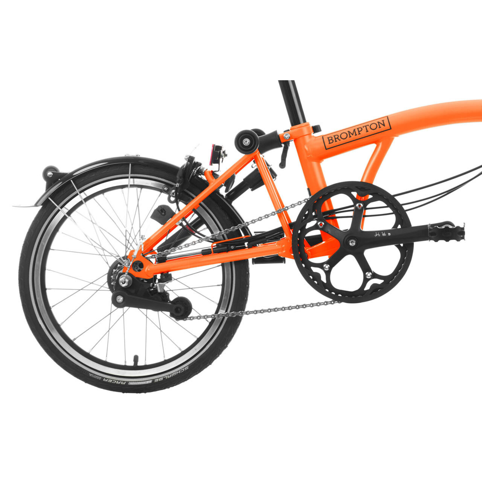 Brompton Brompton C Line 6 Speed Mid Handlebar - Sunset Orange