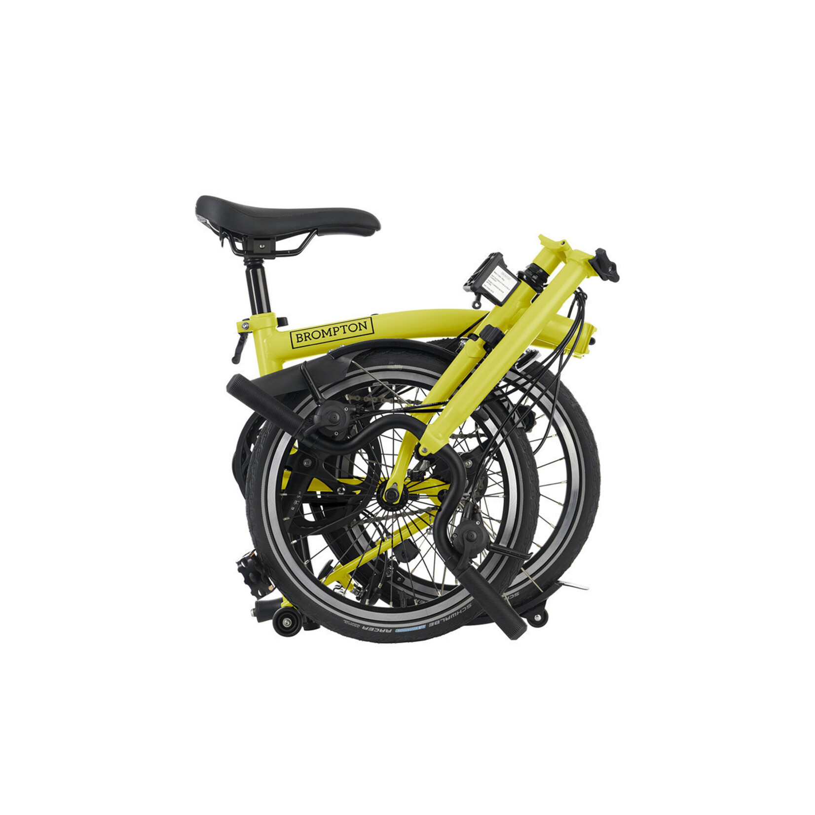 limon　フィン付き Brompton C Line Explore High Handlebar - Yuzu Lime - J.C.