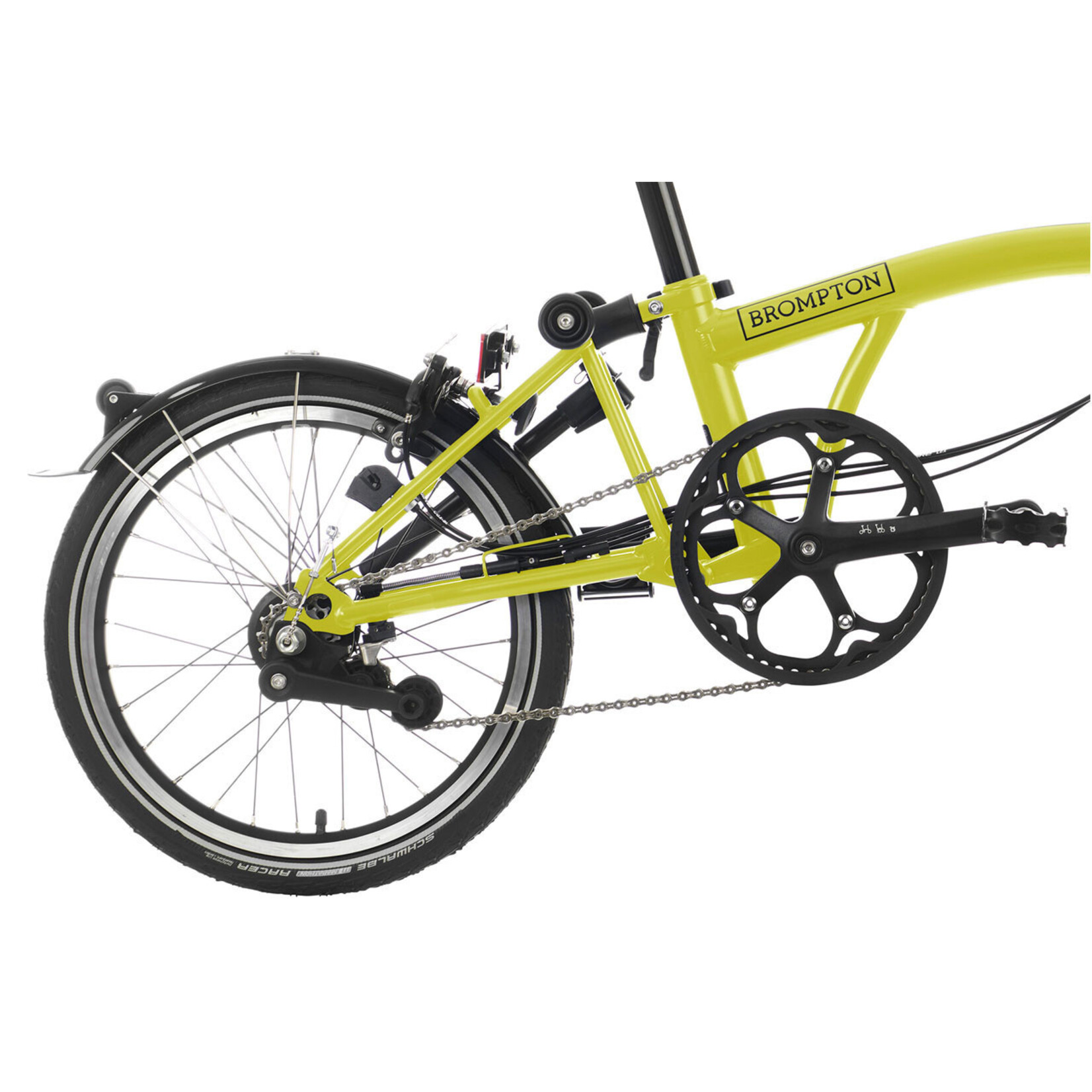 limon　フィン付き Brompton C Line Explore High Handlebar - Yuzu Lime - J.C.