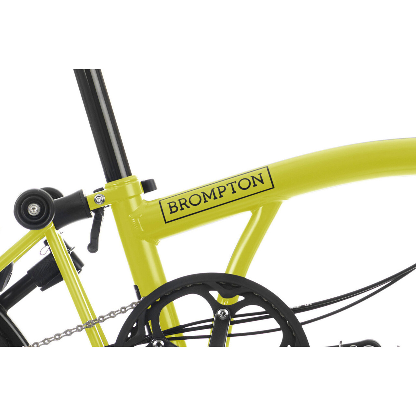 limon　フィン付き Brompton C Line Explore High Handlebar - Yuzu Lime - J.C.