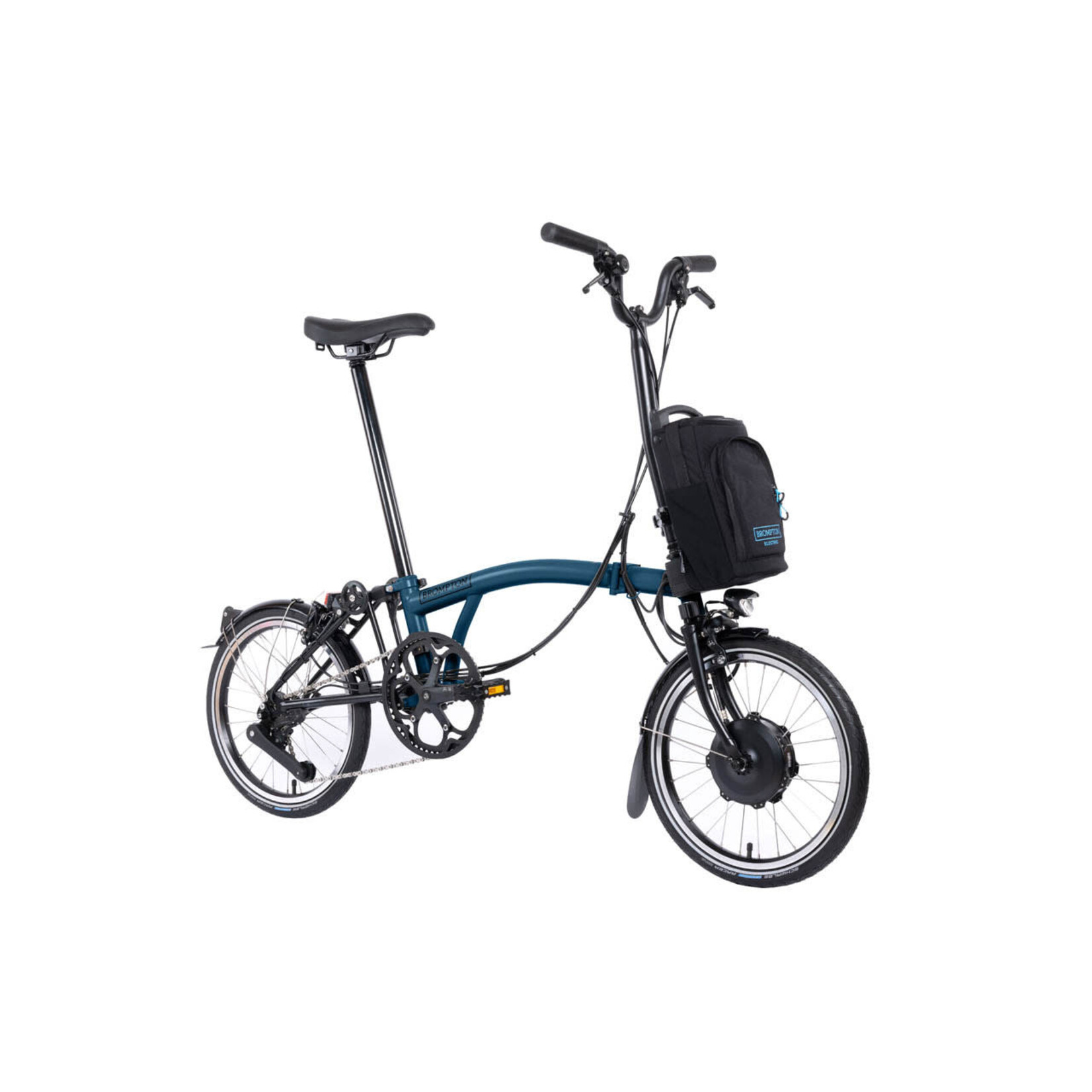 Brompton Brompton Electric C Line 12 Speed High Handlebar - Ocean Blue
