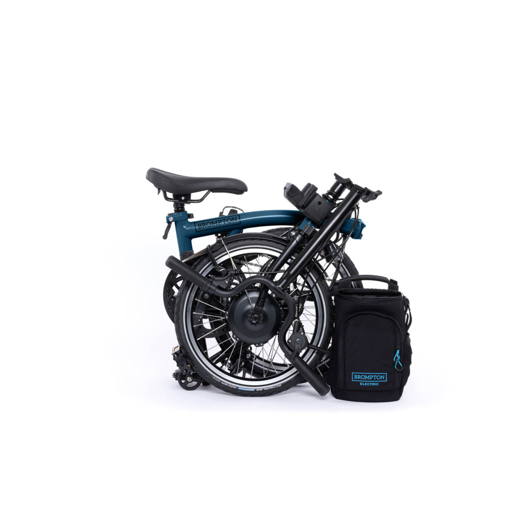 Brompton Brompton Electric C Line 12 Speed High Handlebar - Ocean Blue