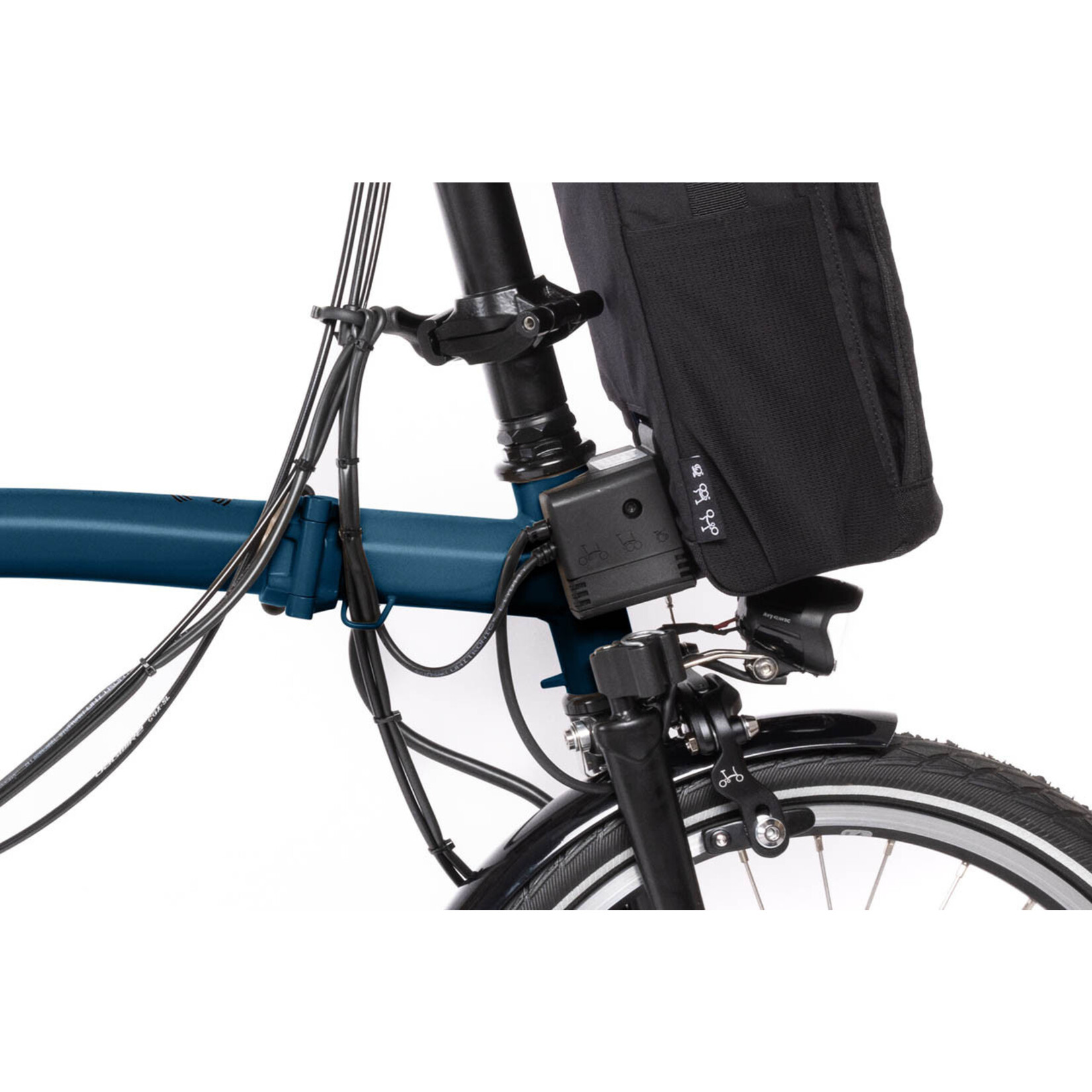 Brompton Brompton Electric C Line 12 Speed High Handlebar - Ocean Blue