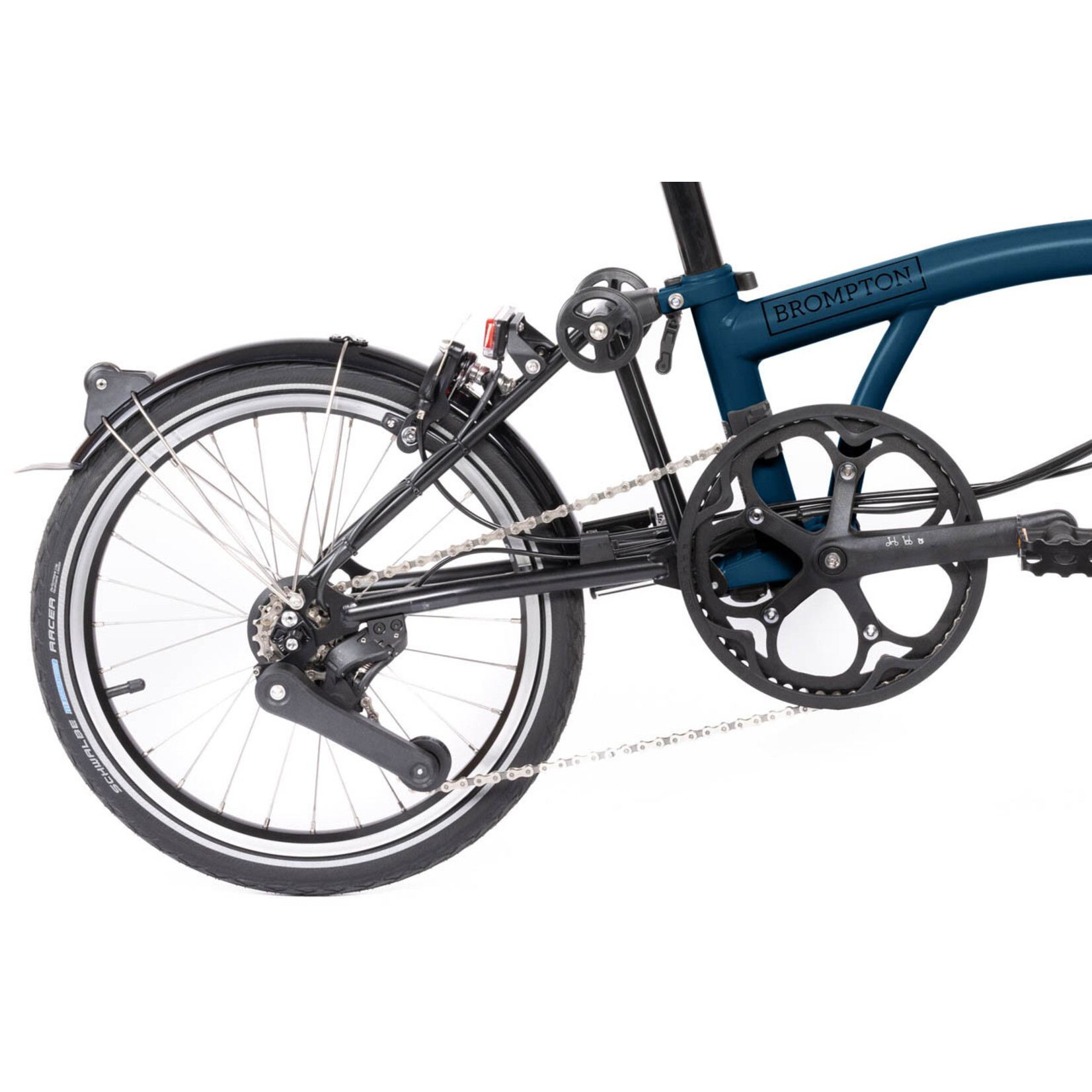 Brompton Brompton Electric C Line 12 Speed High Handlebar - Ocean Blue