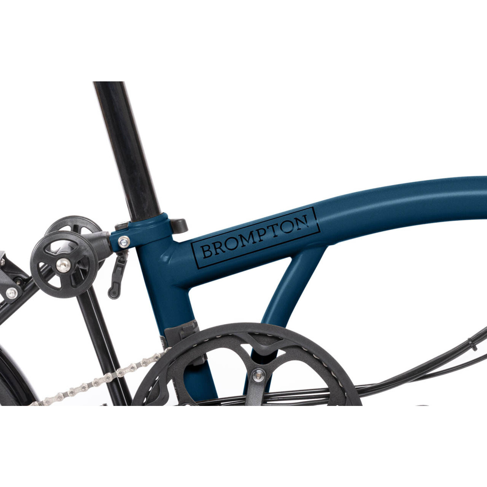 Brompton Brompton Electric C Line 12 Speed High Handlebar - Ocean Blue