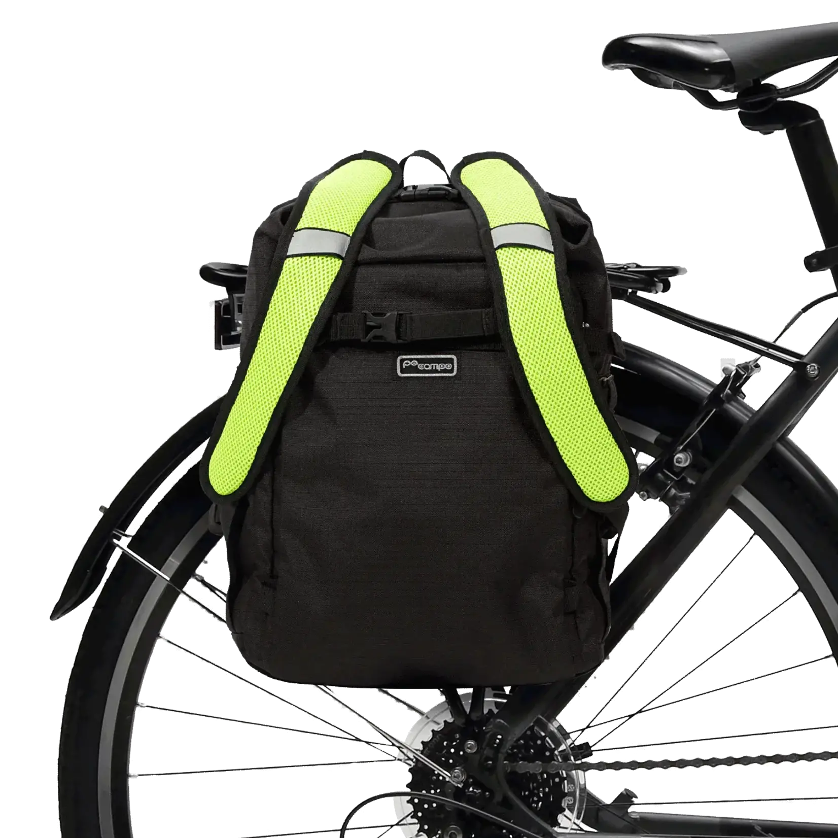 Po Campo Po Campo Bedford Backpack Pannier - Black