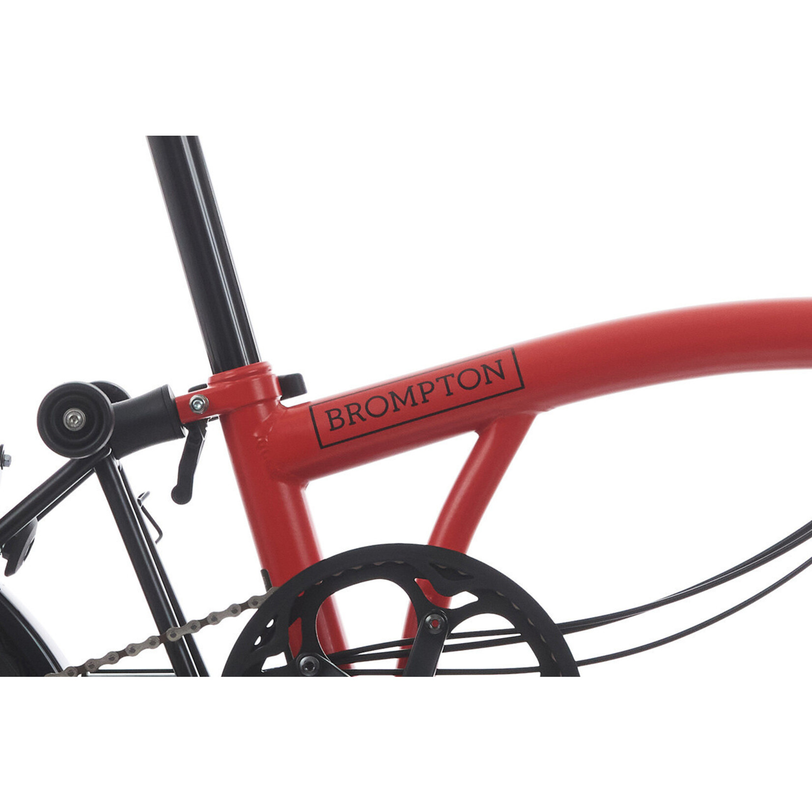 BROMPTON 2015年 M6R C Line 赤黒 6速 UK製 BROMPTON ( ブロンプトン ) 折りたたみ自転車 C LINE EXPLORE