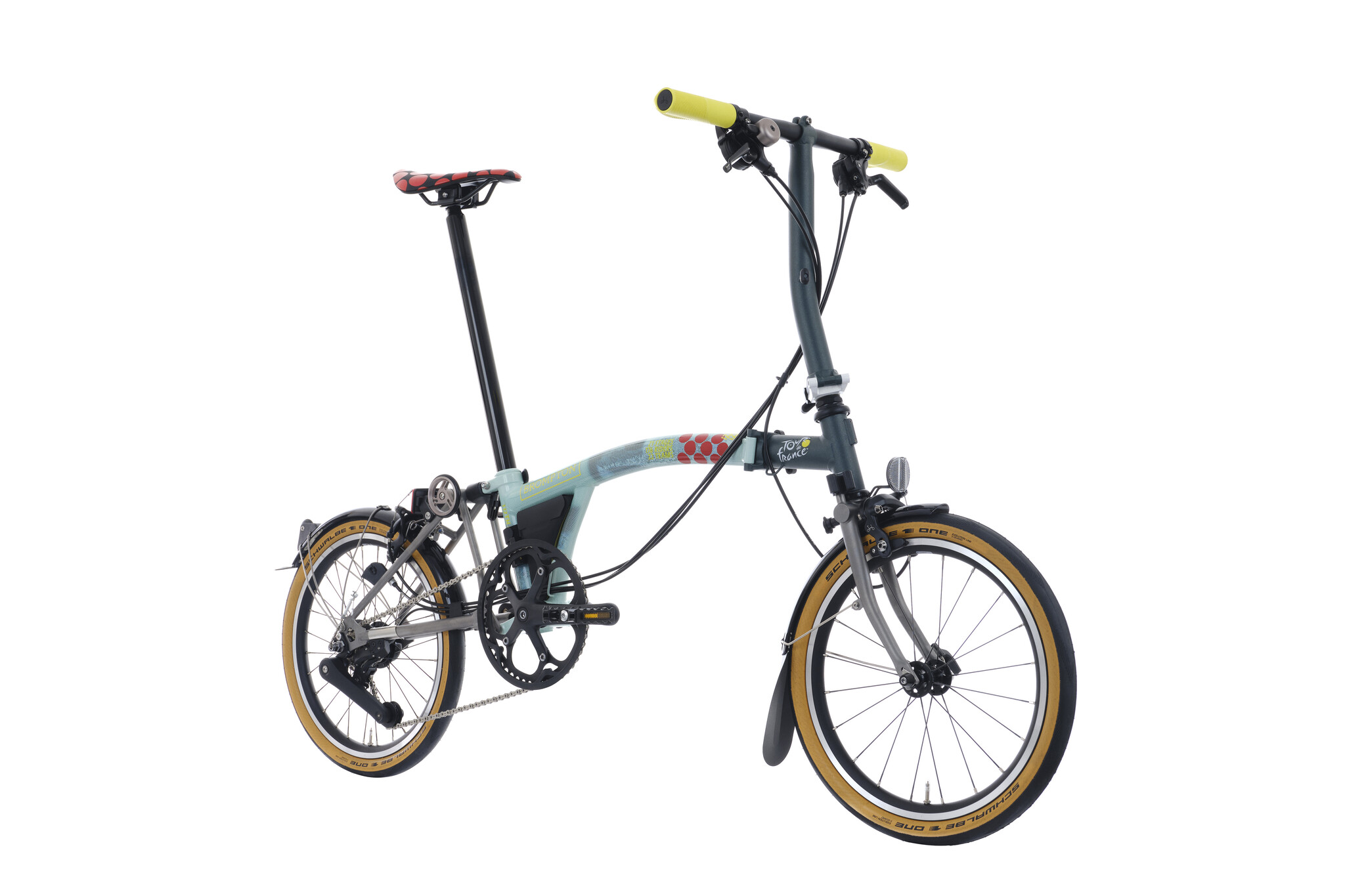 Brompton x Tour de France P Line 12 Speed Low Handlebar - J.C.