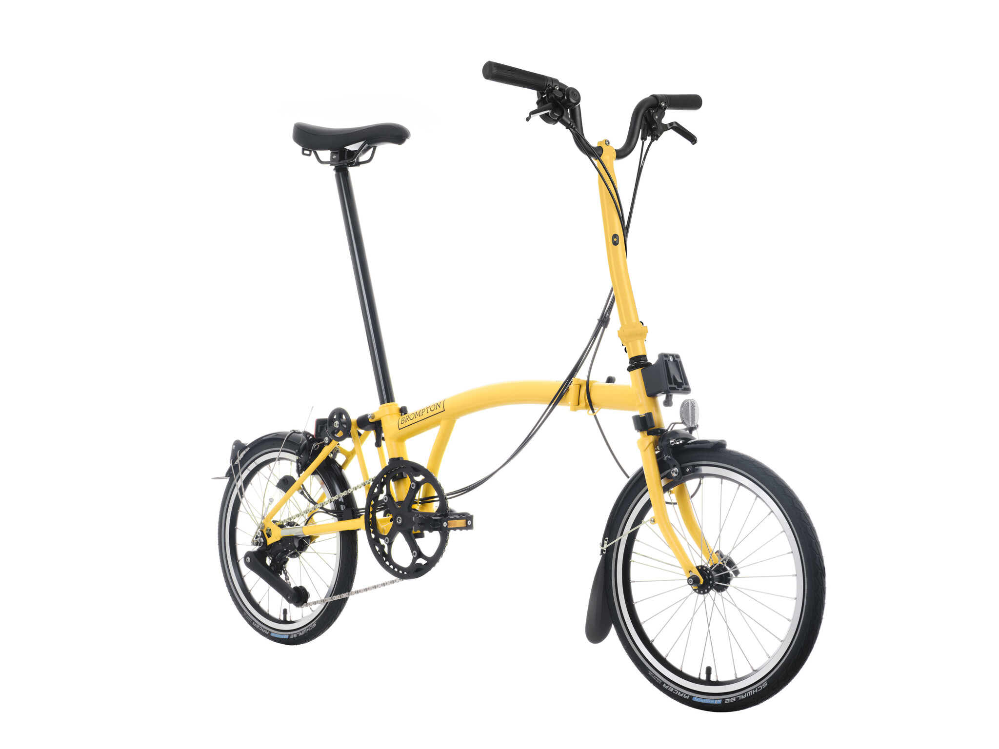 Brompton C Line 6 Speed High Handlebar - Bumblebee Yellow - J.C.