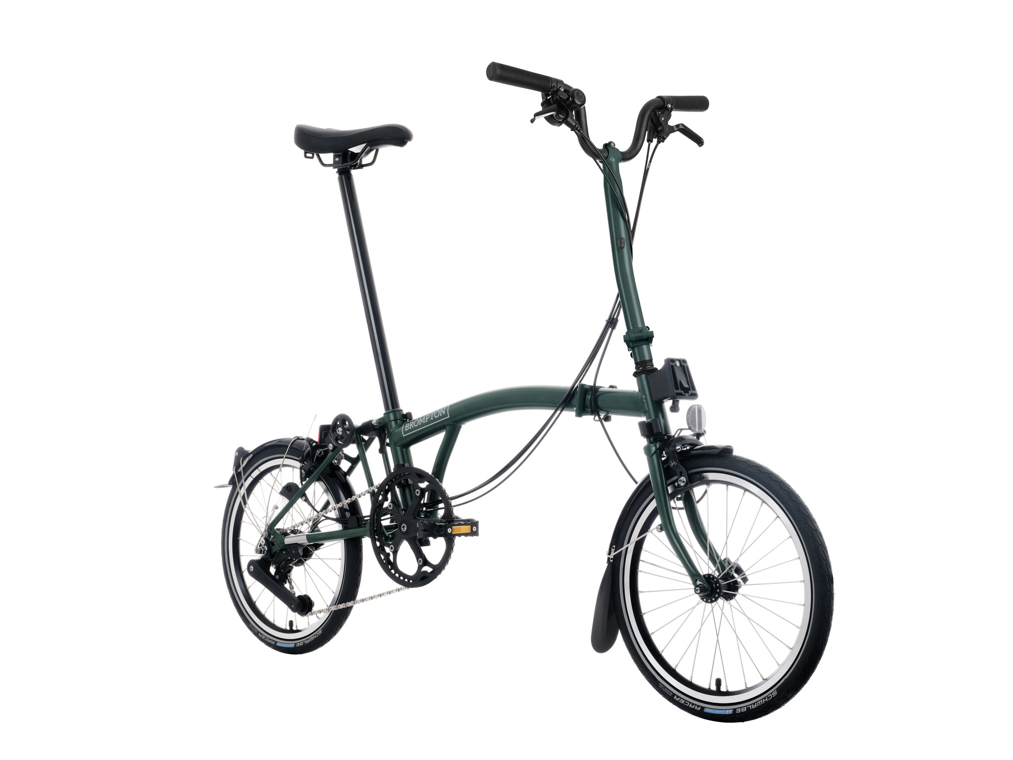 Brompton C Line 12 Speed High Handlebar - Racing Green - J.C. Lind