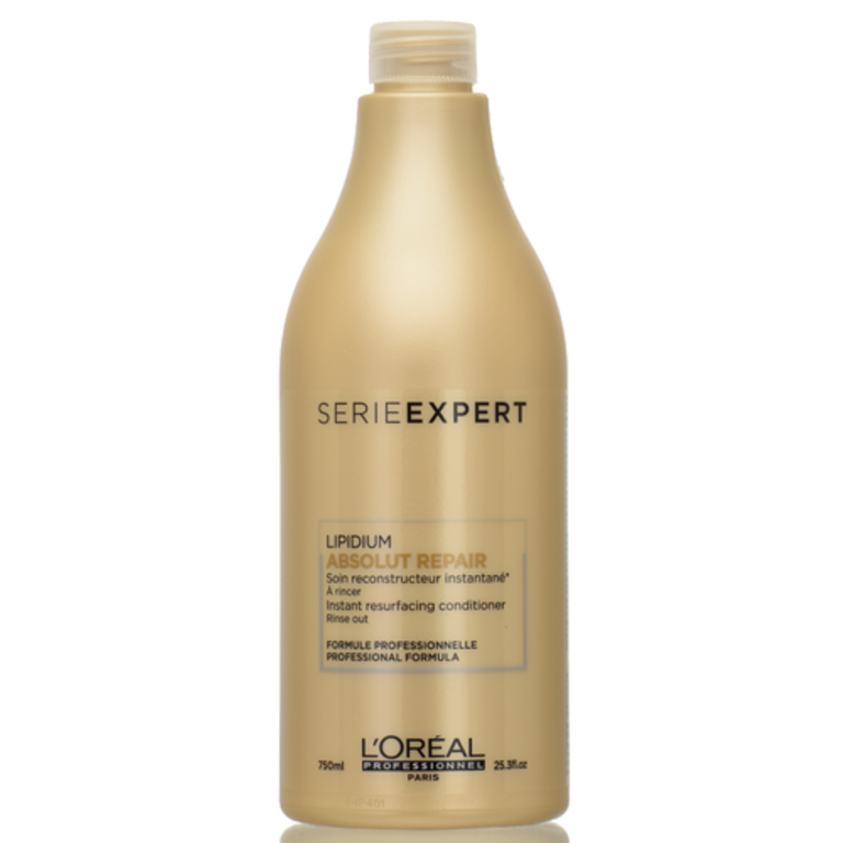 L Oreal Professionnel Serie Expert Conditionneur Absolut Repair Lipidium Soin Reconstructeur Instantane Cheveux Tres Abimes Et Affaiblis 750ml 25 36oz Coifferie Com