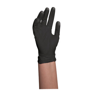 BaByliss PRO Gants de nitrile jetables - Noir - Grand (Boite de 100)