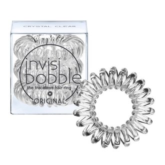 Élastiques en spirale "The Traceless Hair Ring" (Paquet de 3) - Transparent