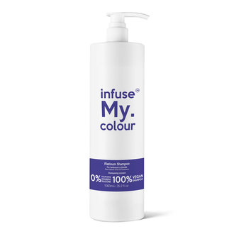 Shampooing colorant 100% végane , sans sulfates, sans paraben et sans silicone (1000ml/33.8oz) - Platine