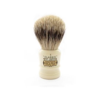 Simpsons Shaving Brushes Blaireau - Classic CL1 ''Best Badger'' Ivoire - Medium (21mm/0.83'')