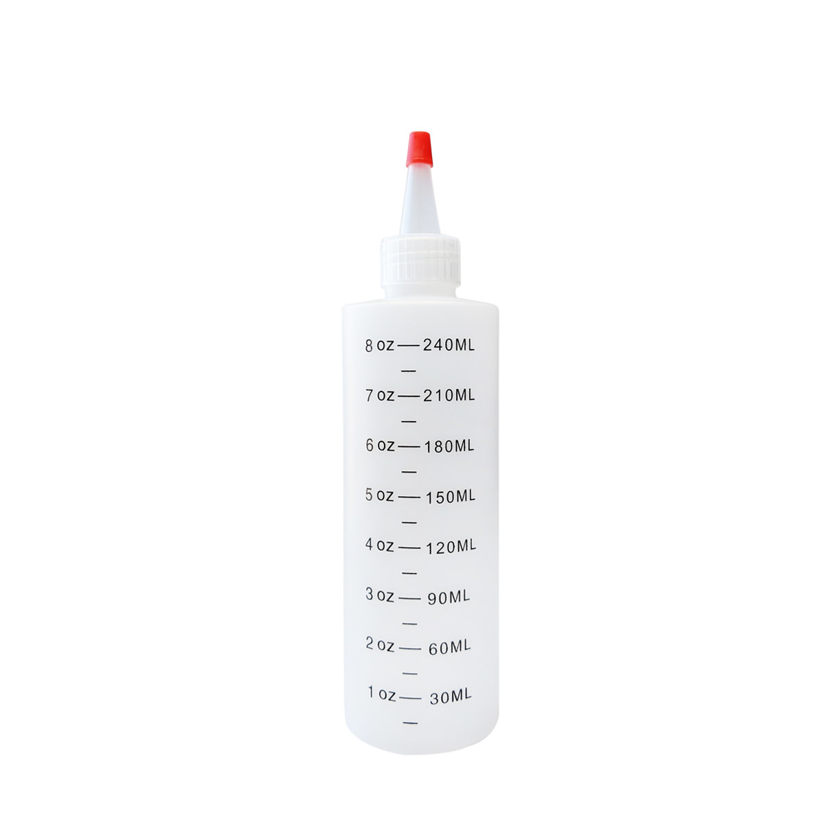 Besco - Bouteille graduée avec embout applicateur (240ml/8.12oz) 