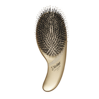 Olivia Garden Divine Ergonomic Styling & Daily Care Brush with 100% Boar Bristles