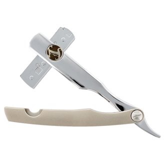 Irving Barber company IBC All Chrome & Nickel disposable blade straight razor