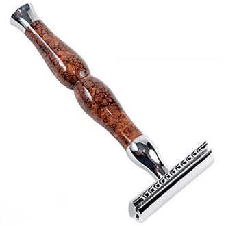 Parker Parker - 45R Enamel Handle 3 Piece Safety Razor