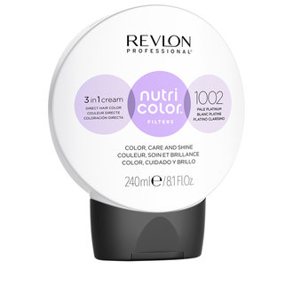 Revlon Professional Crème 3 en 1 "Nutri Color Filters" (240ml/8.1oz) 1002 - Blanc platine Revlon Professional Crème 3 en 1 "Nutri Color Filters" (240ml/8.1oz) 1002 - Blanc platine