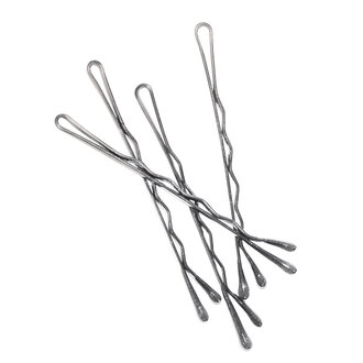 BaByliss PRO Crimped Bobby Pins 5cm/2" - (227g/1/2lb) Silver